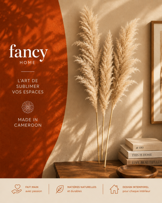 3 pampas geantes (110cm)