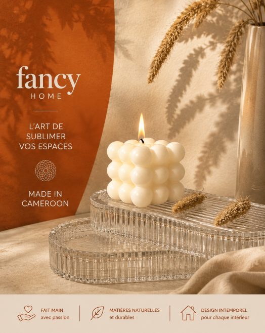 bougie parfumee bubble