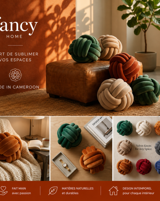 Knot pillow grand (22CM)