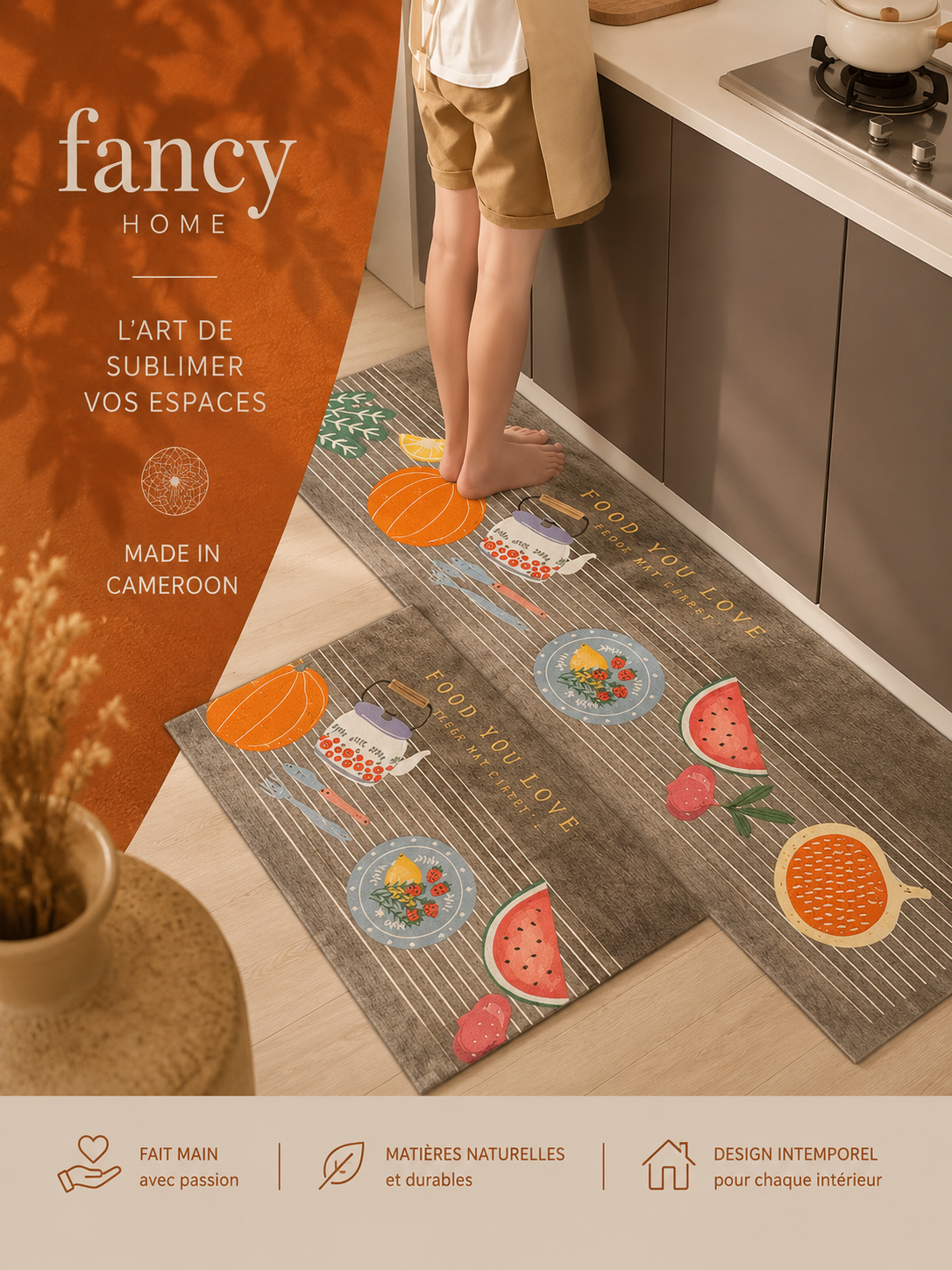 Set de Tapis de Cuisine