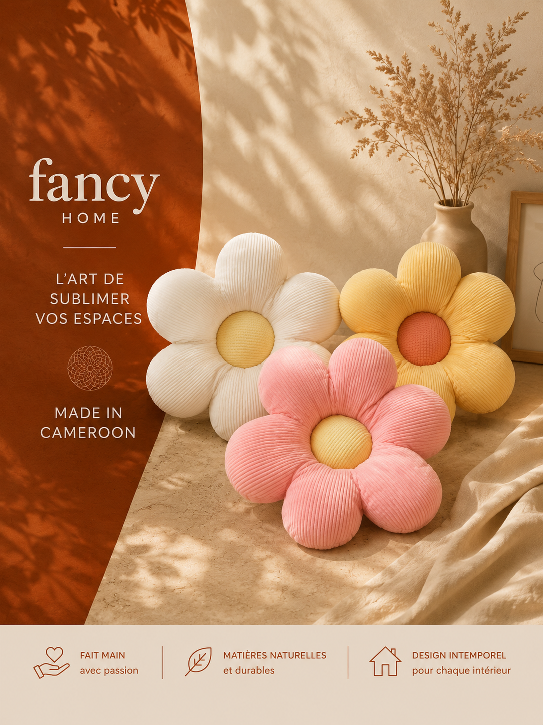 Sunflower pillow