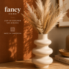 Vase sculptural spirale